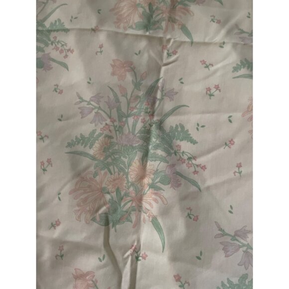 Lady Pepperell Grandeur Queen Flat Sheet Floral Pattern - Picture 2 of 8